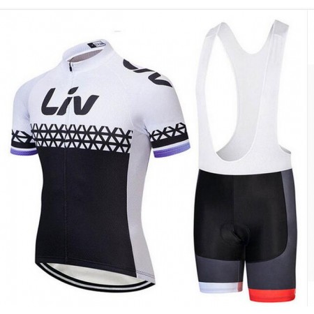 Tenue Maillot + Cuissard à Bretelles 2018 CCC Liv Femme N003